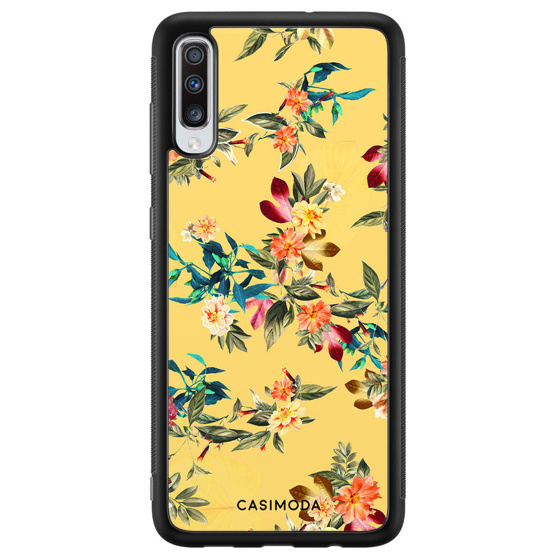 Casimoda Samsung Galaxy A70 hoesje - Florals for days