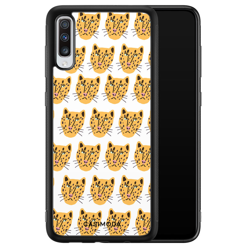 Casimoda Samsung Galaxy A70 hoesje - Got my leopard