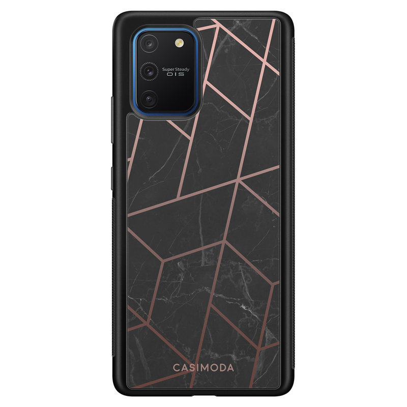 Casimoda Samsung Galaxy S10 Lite hoesje - Marble grid