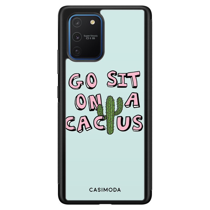 Casimoda Samsung Galaxy S10 Lite hoesje - Go sit on a cactus