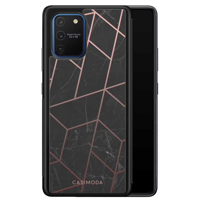 Casimoda Samsung Galaxy S10 Lite hoesje - Marble grid