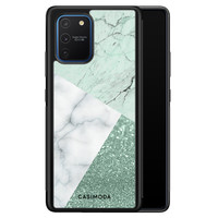 Casimoda Samsung Galaxy S10 Lite hoesje - Minty marmer collage