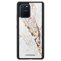 Casimoda Samsung Galaxy S10 Lite hoesje - Marmer goud