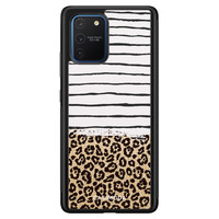 Casimoda Samsung Galaxy S10 Lite hoesje - Leopard lines