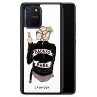 Casimoda Samsung Galaxy S10 Lite hoesje - Badass babe blondine