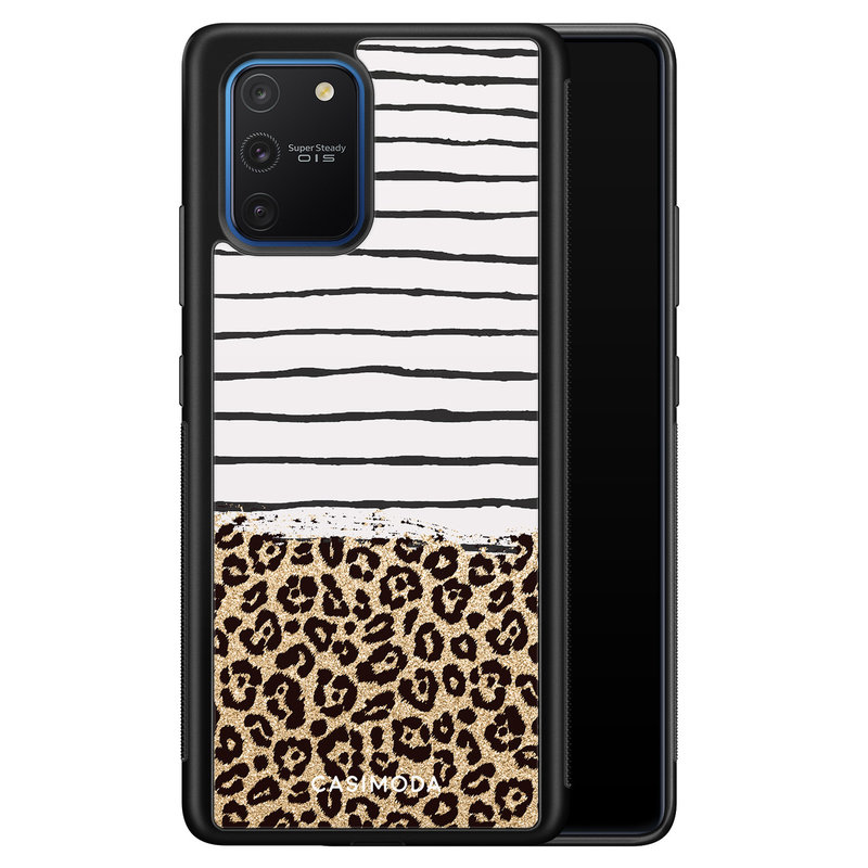 Casimoda Samsung Galaxy S10 Lite hoesje - Leopard lines