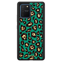 Casimoda Samsung Galaxy S10 Lite hoesje - Luipaard groen