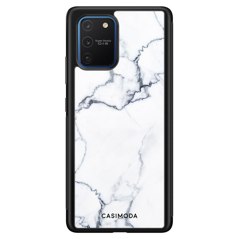 Casimoda Samsung Galaxy S10 Lite hoesje - Marmer grijs