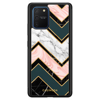 Casimoda Samsung Galaxy S10 Lite hoesje - Marmer triangles