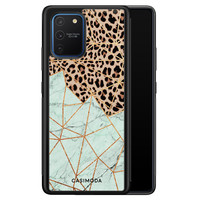 Casimoda Samsung Galaxy S10 Lite hoesje - Luipaard marmer mint