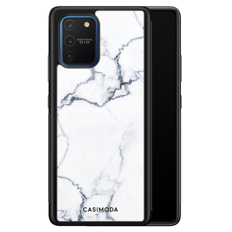 Casimoda Samsung Galaxy S10 Lite hoesje - Marmer grijs