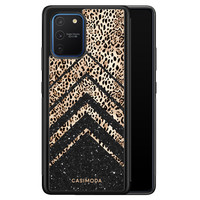 Casimoda Samsung Galaxy S10 Lite hoesje - Chevron luipaard