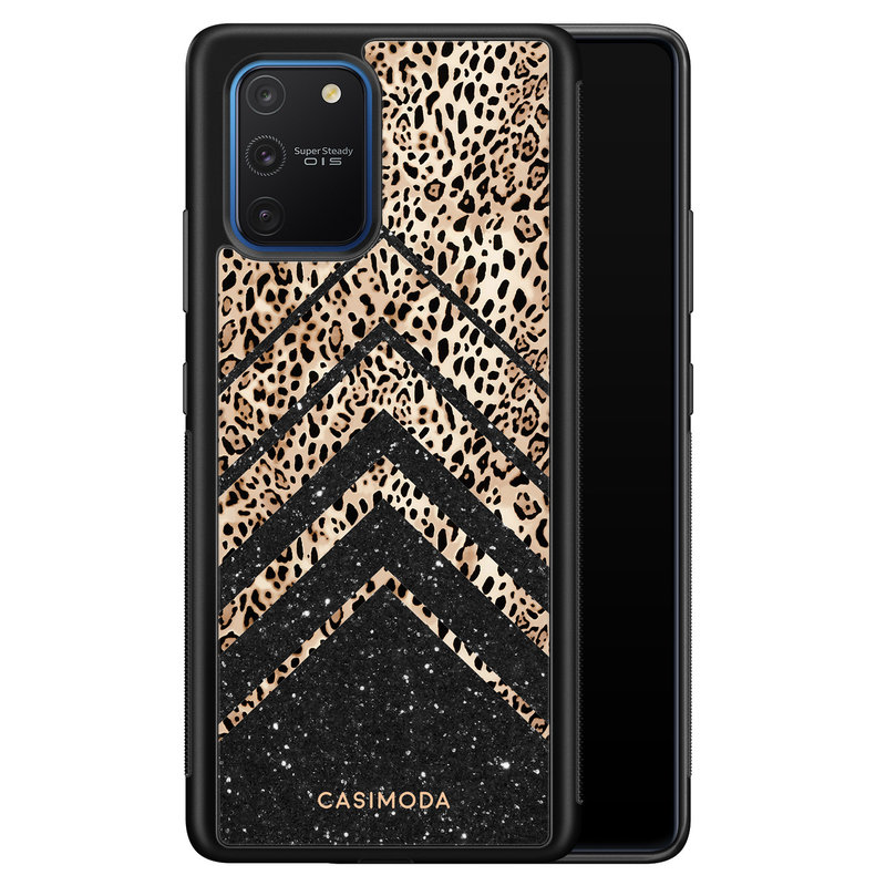 Casimoda Samsung Galaxy S10 Lite hoesje - Chevron luipaard