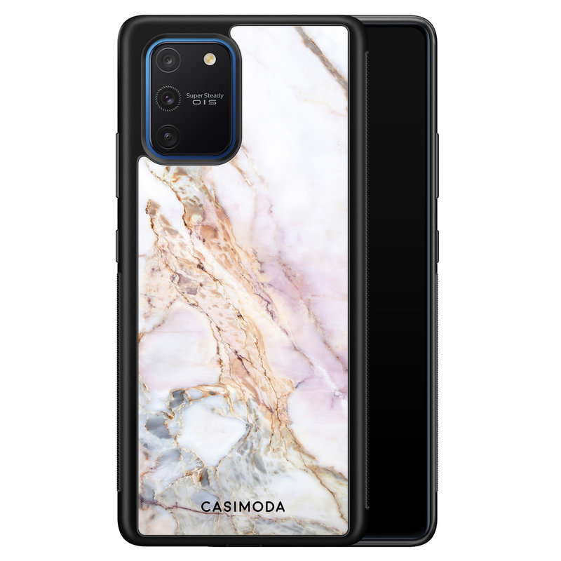 Casimoda Samsung Galaxy S10 Lite hoesje - Parelmoer marmer