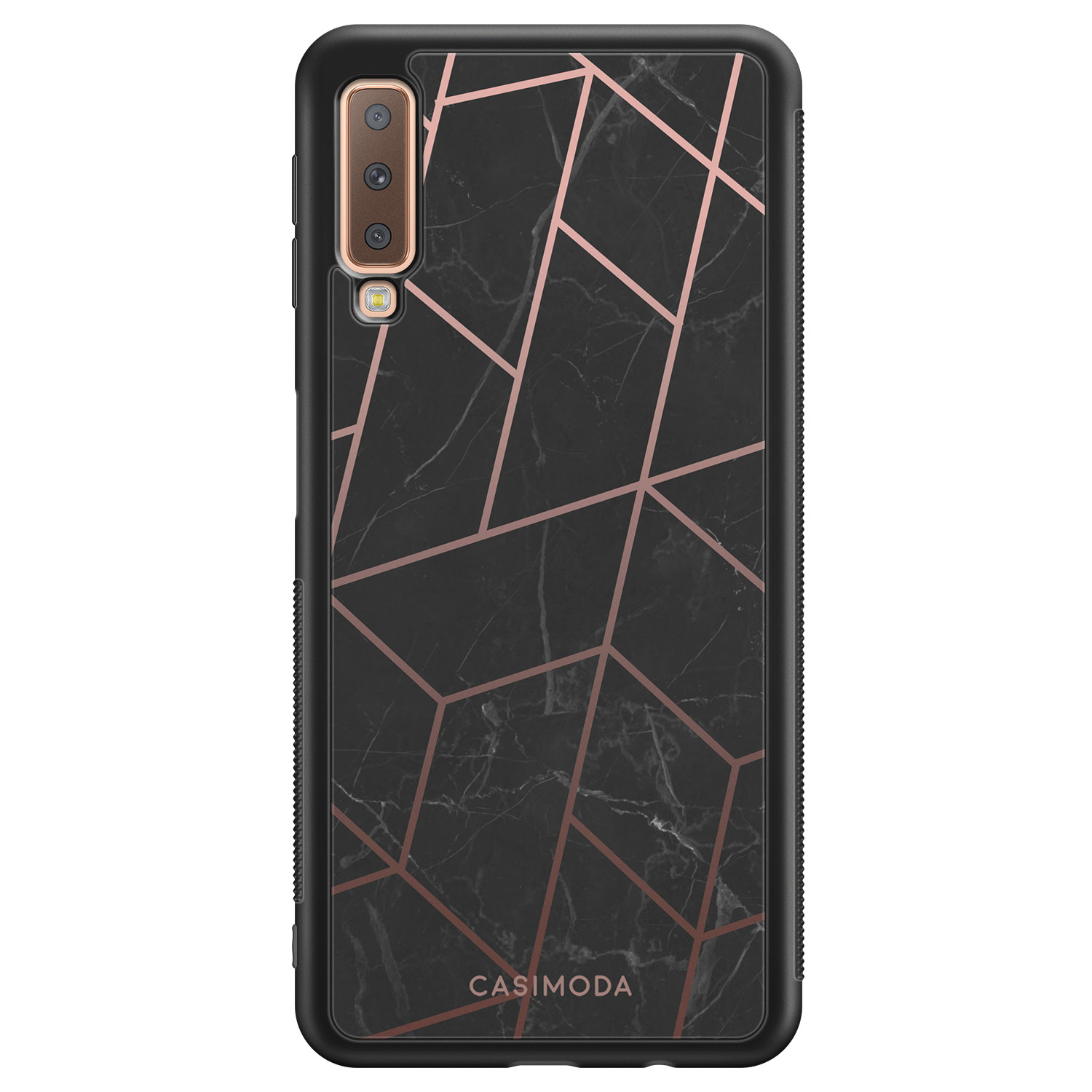 Samsung Galaxy A7 2018 hoesje Marble grid