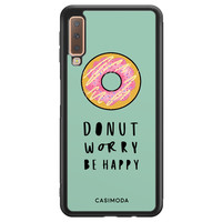 Casimoda Samsung Galaxy A7 2018 hoesje - Donut worry