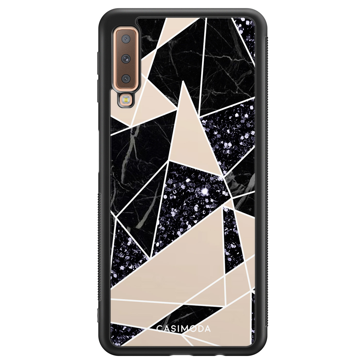 Samsung Galaxy A7 2018 hoesje - Abstract painted