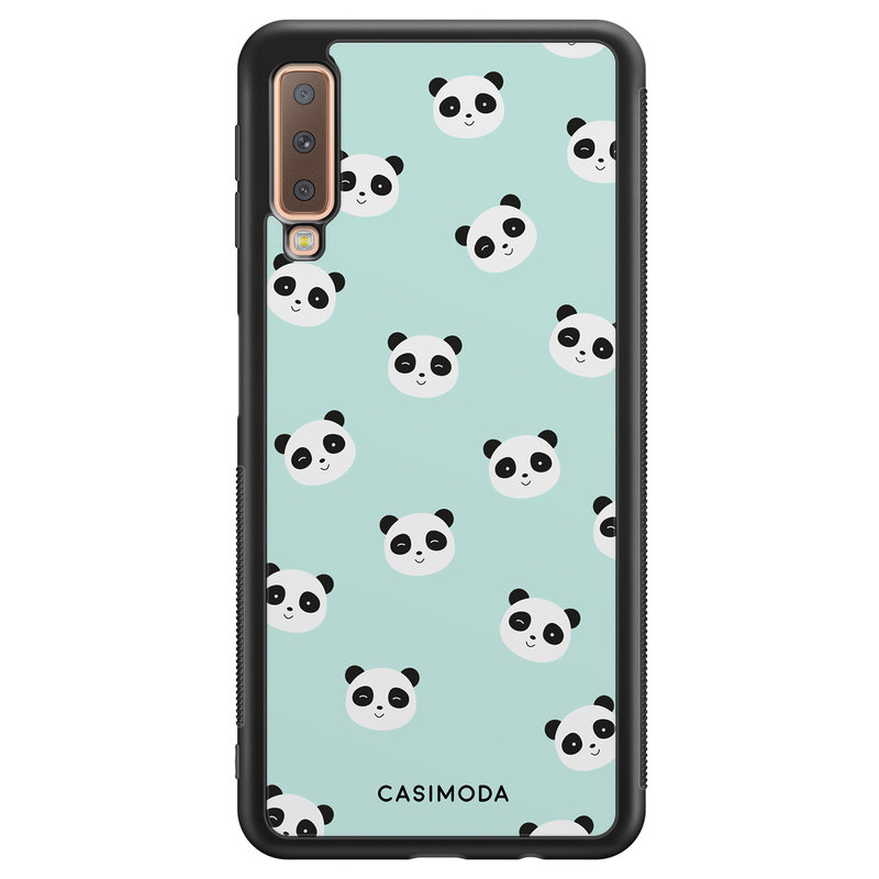 Casimoda Samsung Galaxy A7 2018 hoesje - Panda print