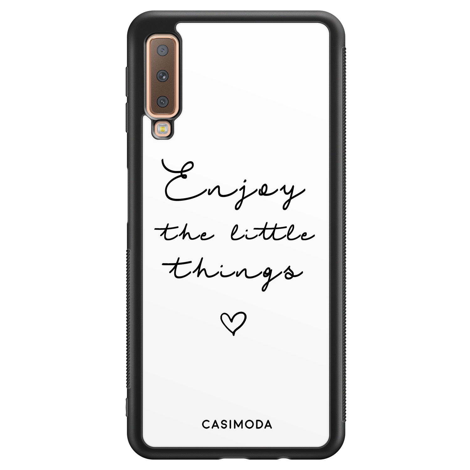 Samsung Galaxy A7 2018 hoesje - Enjoy life