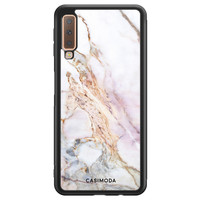 Casimoda Samsung Galaxy A7 2018 hoesje - Parelmoer marmer