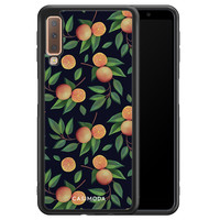 Casimoda Samsung Galaxy A7 2018 hoesje - Orange lemonade