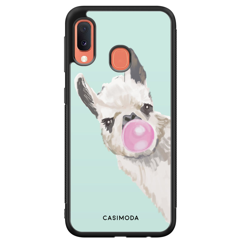 Casimoda Samsung Galaxy A20e hoesje - Retro lama