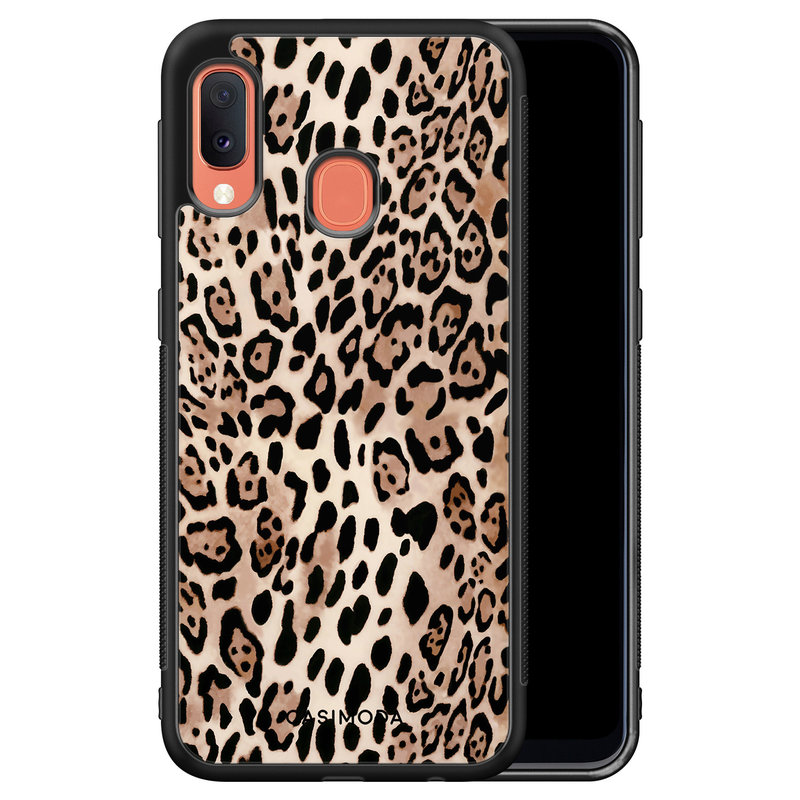 Casimoda Samsung Galaxy A20e hoesje - Golden wildcat