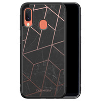 Casimoda Samsung Galaxy A20e hoesje - Marble grid