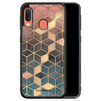 Casimoda Samsung Galaxy A20e hoesje - Cubes art