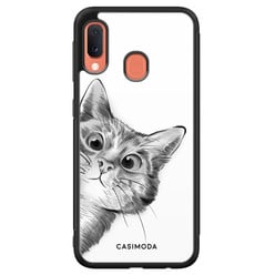 Casimoda Samsung Galaxy A20e hoesje - Peekaboo