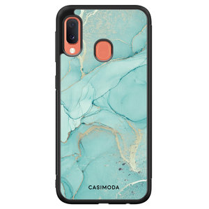 Casimoda Samsung Galaxy A20e hoesje - Touch of mint