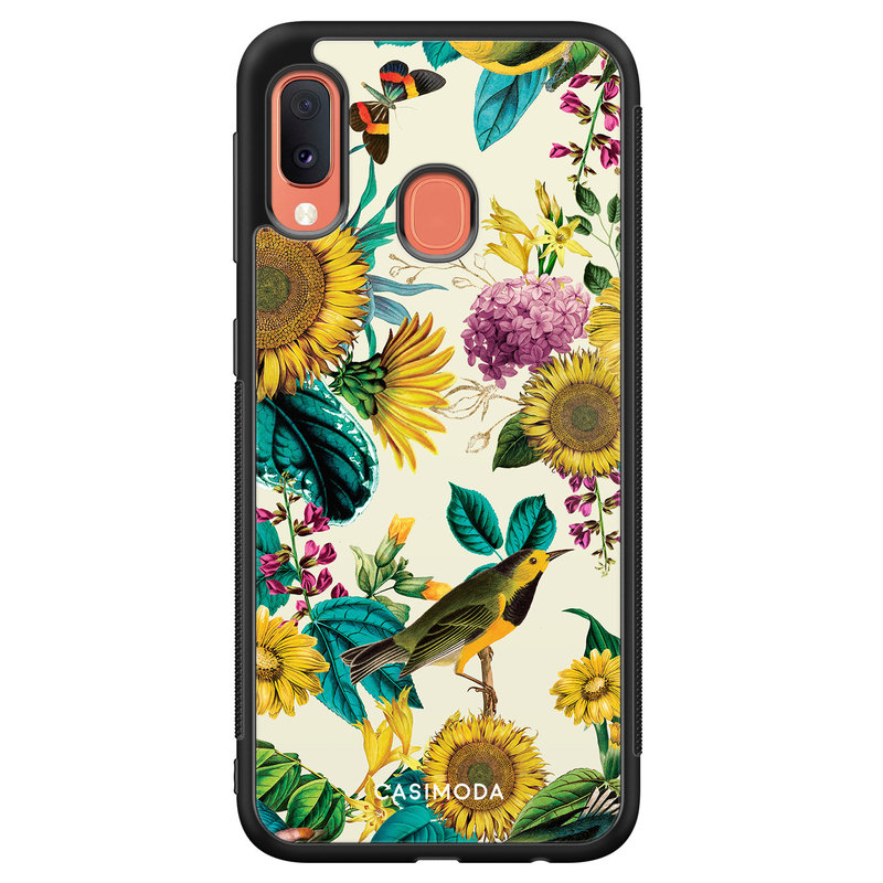 Casimoda Samsung Galaxy A20e hoesje - Sunflowers