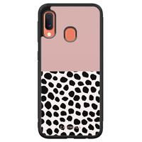 Casimoda Samsung Galaxy A20e hoesje - Pink dots