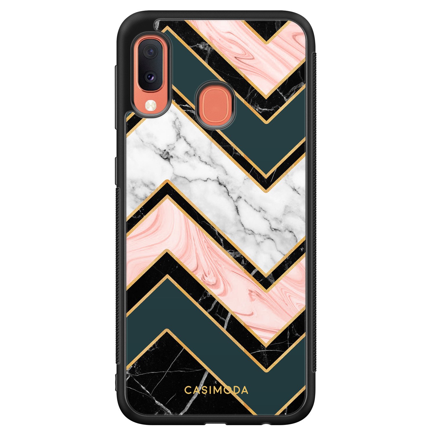 Samsung Galaxy A20e hoesje Marmer triangles