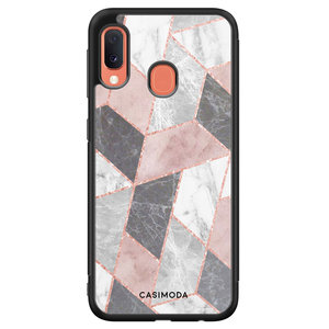 Casimoda Samsung Galaxy A20e hoesje - Stone grid