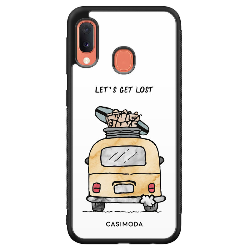 Casimoda Samsung Galaxy A20e hoesje - Let's get lost