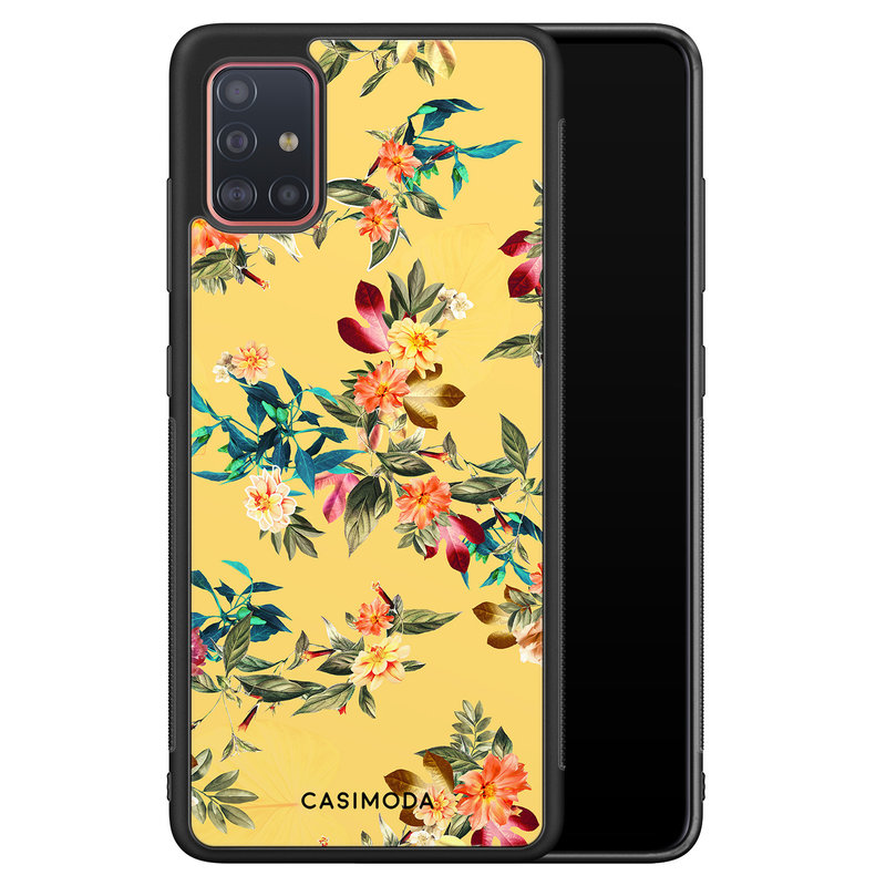 Casimoda Samsung Galaxy A71 hoesje - Florals for days