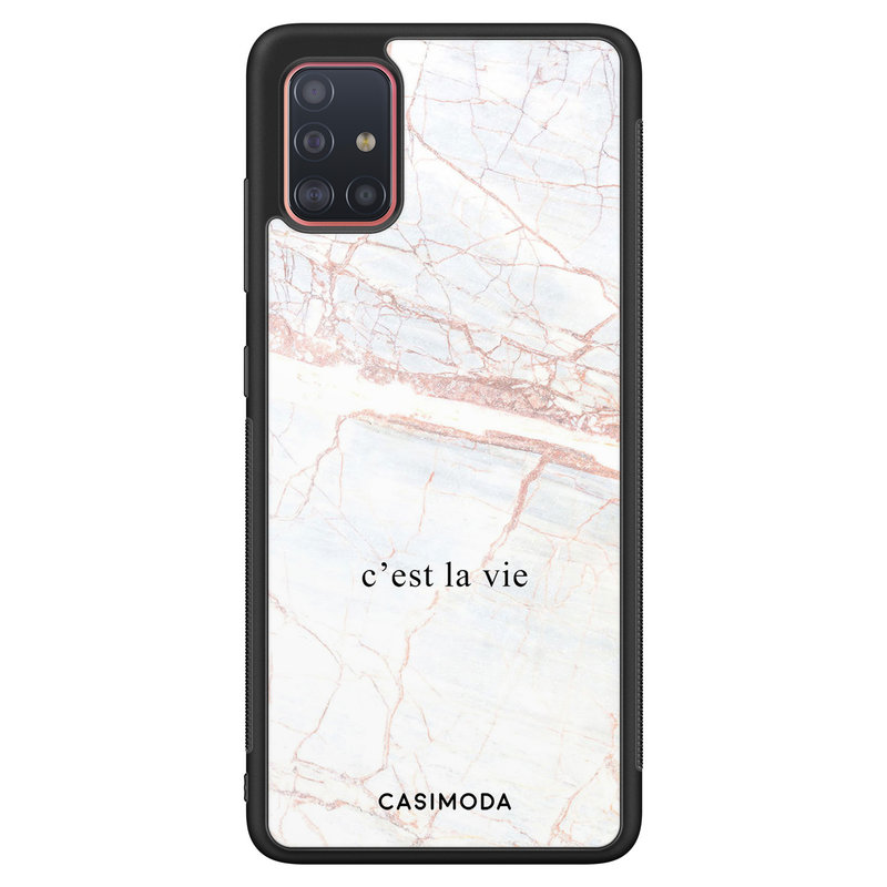 Casimoda Samsung Galaxy A71 hoesje - C'est la vie