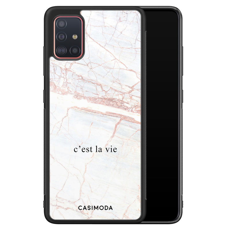 Casimoda Samsung Galaxy A71 hoesje - C'est la vie