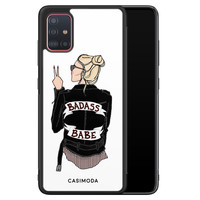 Casimoda Samsung Galaxy A71 hoesje - Badass babe blondine