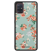 Casimoda Samsung Galaxy A71 hoesje - Lovely flowers