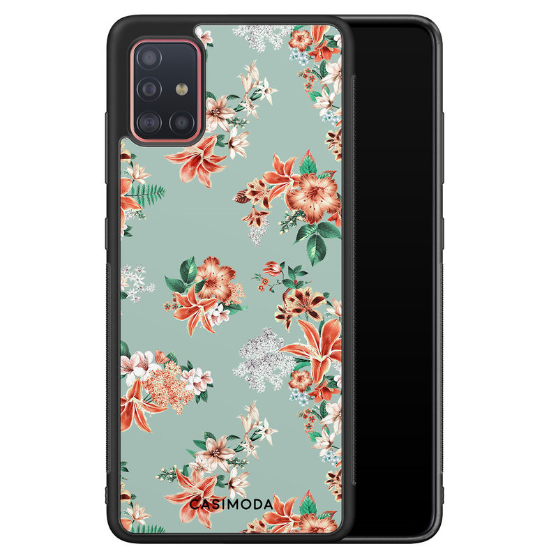 Casimoda Samsung Galaxy A71 hoesje - Lovely flowers