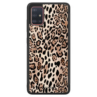 Casimoda Samsung Galaxy A71 hoesje - Golden wildcat