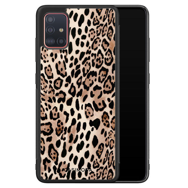 Casimoda Samsung Galaxy A71 hoesje - Golden wildcat