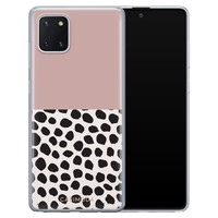 Casimoda Samsung Galaxy Note 10 Lite siliconen hoesje - Pink dots