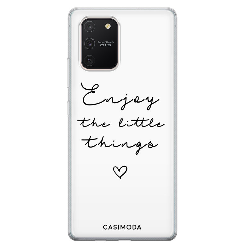 Casimoda Samsung Galaxy S10 Lite siliconen hoesje - Enjoy life