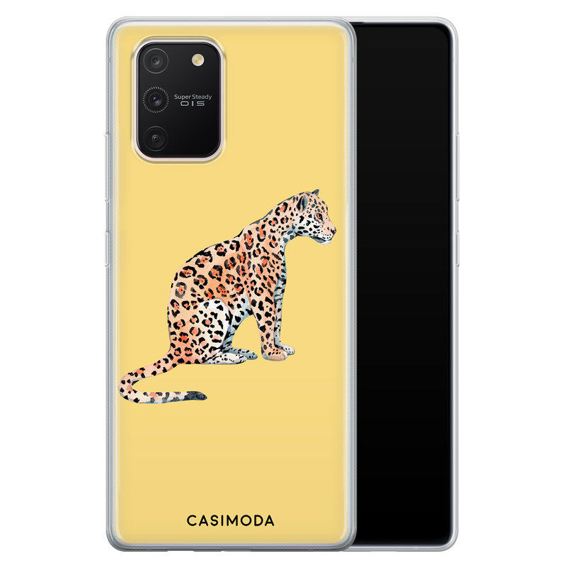 Casimoda Samsung Galaxy S10 Lite siliconen hoesje - Leo wild
