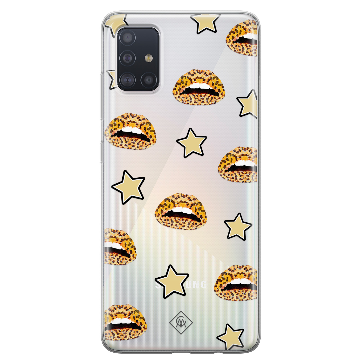 Samsung Galaxy A51 transparant hoesje - Leo kisses