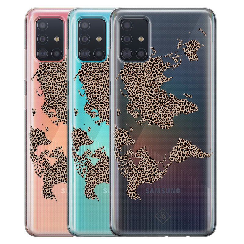 Casimoda Samsung Galaxy A51 transparant hoesje - Wild world