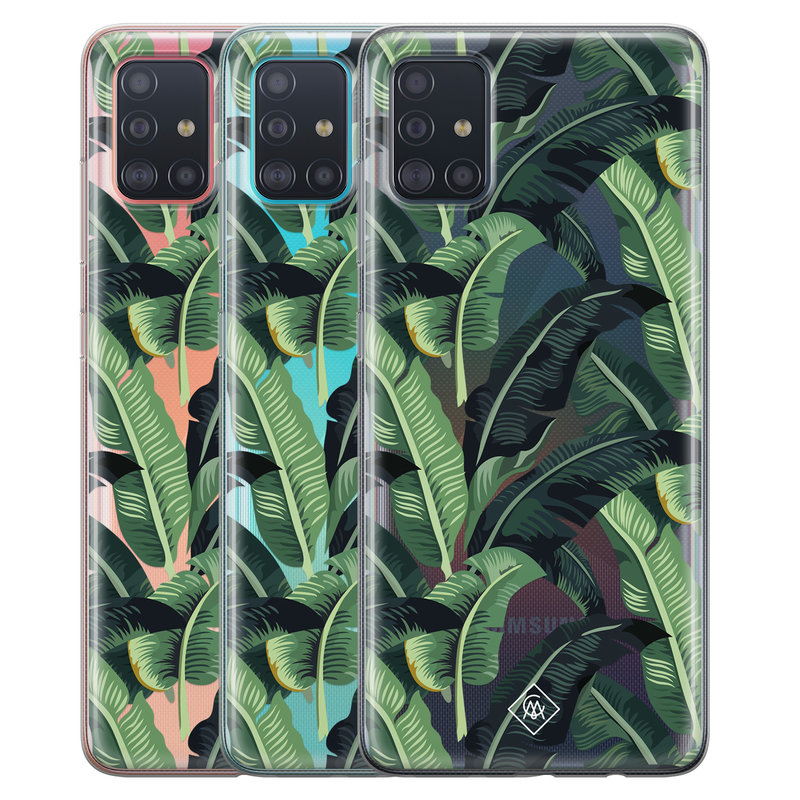 Casimoda Samsung Galaxy A51 transparant hoesje - Jungle